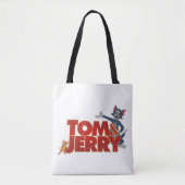 Tom & Jerry with Movie Logo Tote Bag (Voorkant)
