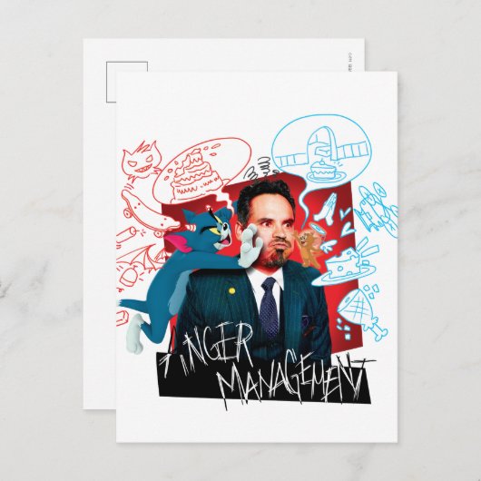 Tom & Jerry with Terrance - Anger Management Briefkaart (Voorkant / Achterkant)