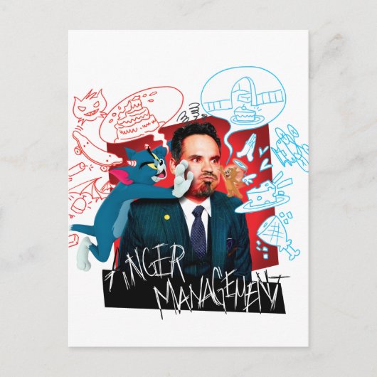 Tom & Jerry with Terrance - Anger Management Briefkaart (Voorkant)