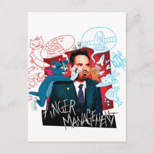 Tom & Jerry with Terrance - Anger Management Briefkaart