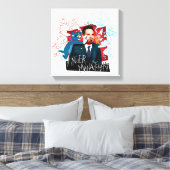 Tom & Jerry with Terrance - Anger Management Canvas Afdruk (Insitu (Slaapkamer))