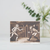 Tom Jones en het Centinel, 1799 Briefkaart (Staand voorkant)