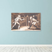 Tom Jones en het Centinel, 1799 Canvas Afdruk (Insitu (Houten vloer))