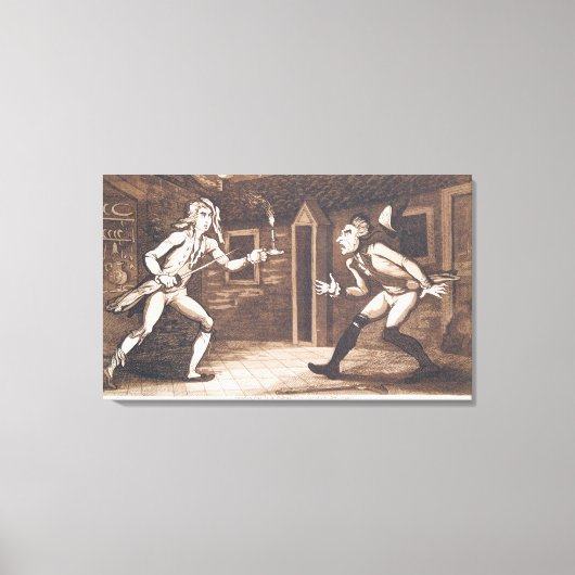 Tom Jones en het Centinel, 1799 Canvas Afdruk (Voorkant)