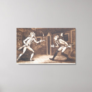 Tom Jones en het Centinel, 1799 Canvas Afdruk