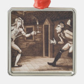 Tom Jones en het Centinel, 1799 Metalen Ornament (Voorkant)