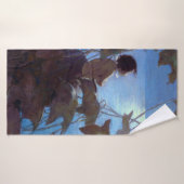 Tom kijkt naar de maan, Jessie Willcox Smith Badhanddoek (Badhanddoek)