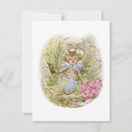 Tom Kitten (Cute Cat Illustration) Beatrix Potter Kaart