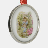 Tom Kitten (Cute Cat Illustration) Beatrix Potter Metalen Ornament (Rechts)
