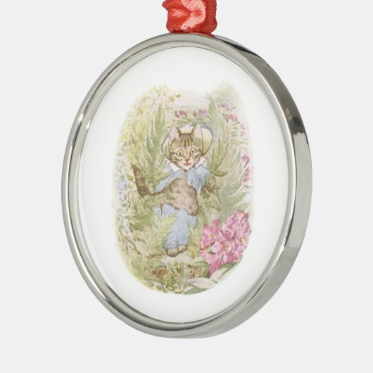 Tom Kitten (Cute Cat Illustration) Beatrix Potter Metalen Ornament (Links)