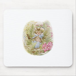 Tom Kitten (Cute Cat Illustration) Beatrix Potter Muismat