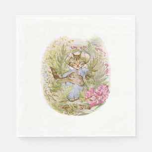 Tom Kitten (Cute Cat Illustration) Beatrix Potter Servet