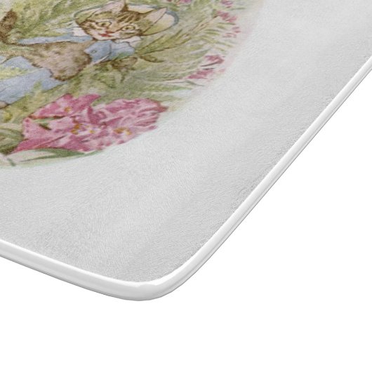 Tom Kitten (Cute Cat Illustration) Beatrix Potter Snijplank (Hoek)