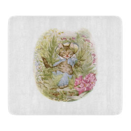 Tom Kitten (Cute Cat Illustration) Beatrix Potter Snijplank