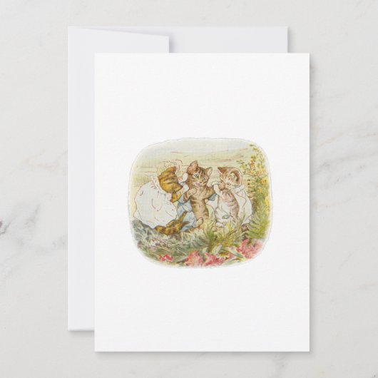 Tom Kitten  Illustratie Bedankkaart (Achterkant)