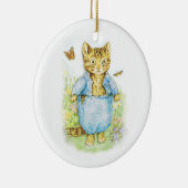 Tom Kitten in his Blue Suit by Beatrix Potter Keramisch Ornament (Rechts)