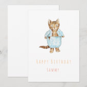 Tom Kitten verjaardagswenskaart Kaart (Voorkant / Achterkant)