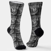 Tom Lost His Reason All Together Burns Night Grey Sokken (Gebogen)