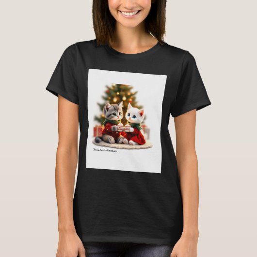 Tom Luna Cozy Christmas Cocoa  T-shirt (Voorkant)