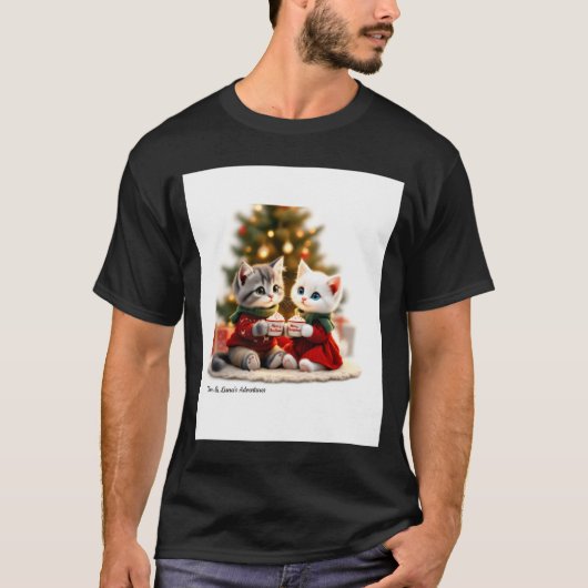 Tom Luna Cozy Christmas Cocoa T-shirt (Voorkant)