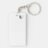 Tom & Luna gepersonaliseerde sleutelhanger, aangep Sleutelhanger (achterkant)