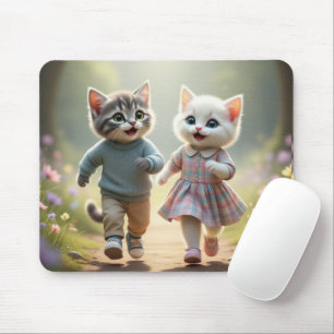 Tom & Luna Muismat, Cute Kat Bureaumatje Muismat