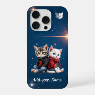 Tom & Luna – Persoonlijke sterrenhemel telefoonhoe iPhone 15 Pro Case