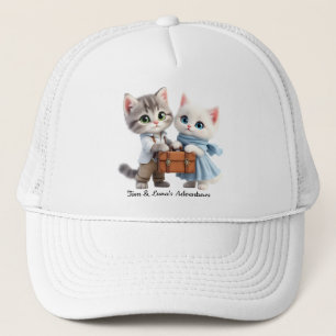 Tom & Luna Reis Hoed – Muts Aangeboden Kat Avontuu Trucker Pet