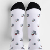 Tom & Luna’s Adventures™ Christmas Logo Crew Socks Sokken (Top)