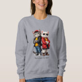 Tom & Luna’s Adventures – Cool Cats Sweatshirt (Voorkant)