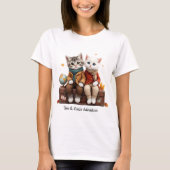 Tom & Luna’s Adventures™ Cozy Autumn Travel T-Shir T-shirt (Voorkant)