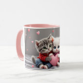 Tom & Luna – Valentijn Knuffel Mok (Voorkant links)