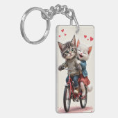 Tom & Luna Valentijns Dag Sleutelhanger Fiets (Voorkant Links)