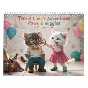 Tom & Luna's Paws & Giggles 2027 Grappige Kalender