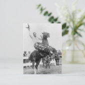 Tom mengt zich in een paardenShow Briefkaart (Staand voorkant)