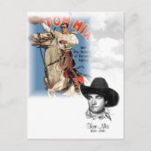 Tom Mix   1880 - 1940 Briefkaart (Voorkant)