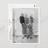 Tom Mix en Family Traveling Briefkaart (Voorkant / Achterkant)