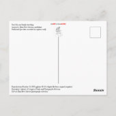 Tom Mix en Family Traveling Briefkaart (Achterkant)