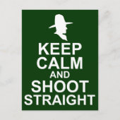 Tom Mix houdt kalm en schiet recht Briefkaart (Voorkant)