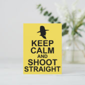 Tom Mix houdt kalm en schiet recht Briefkaart (Staand voorkant)