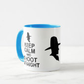 Tom Mix houdt kalm en schiet recht Mok (Voorkant links)