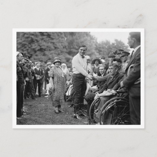 Tom Mix in het Witte Huis Briefkaart (Voorkant)