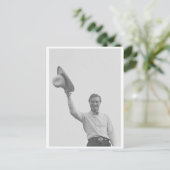 Tom Mix maakt een groep jongens Briefkaart (Staand voorkant)