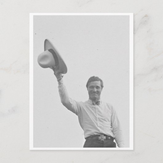 Tom Mix maakt een groep jongens Briefkaart (Voorkant)