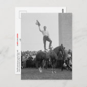 Tom Mix maakt een groep jongens Briefkaart (Voorkant / Achterkant)