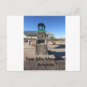 Tom Mix Memorial Arizona Briefkaart