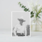 Tom Mix met auto, 21-05-1925 Briefkaart (Staand voorkant)