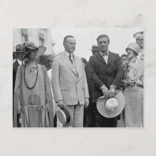 Tom Mix met President Coolidge Briefkaart