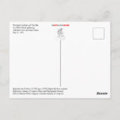 Tom Mix met President Coolidge Briefkaart (Achterkant)