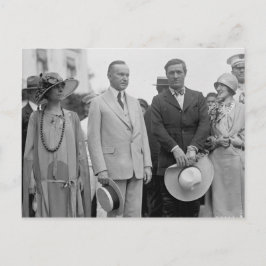 Tom Mix met President Coolidge Briefkaart